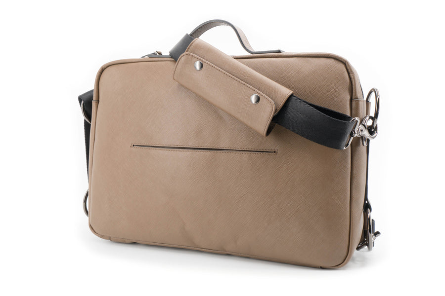 Meridian Nano Leather Laptop Messenger Bag | Discover Hillside