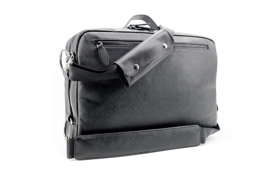 Meridian Nano Leather Laptop Messenger Bag