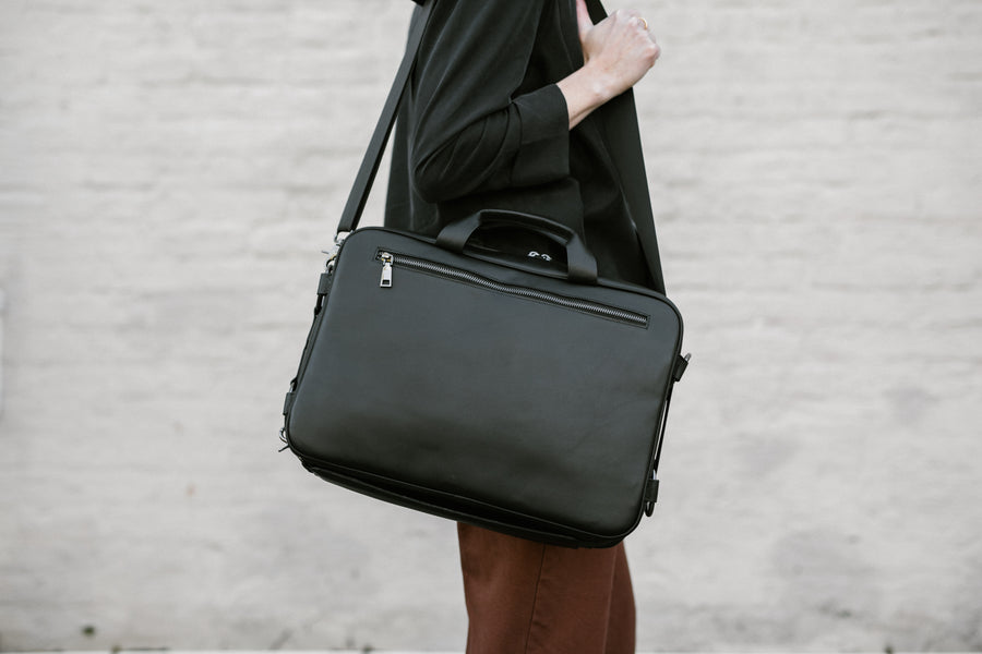 Meridian V2.0 Leather Messenger Bag Style Backpack